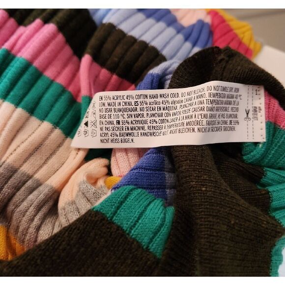 English Factory Multicolor Striped Sweater Size S NWT - Picture 5 of 5